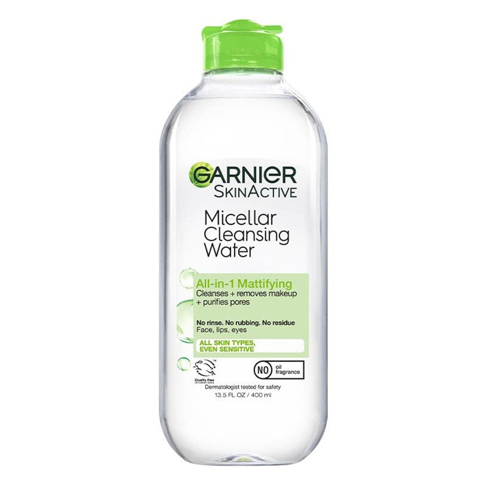 Garnier Skin Active Micellar Cleansing Water for Oily, Sensitive Skin, 13.3 Oz